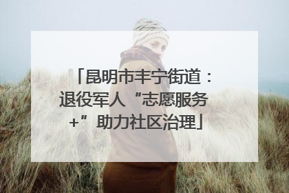 昆明市丰宁街道：退役军人“志愿服务+”助力社区治理