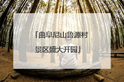 曲阜尼山鲁源村景区盛大开园