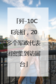歼-10CE亮相，20多个军政代表团密集到访展台