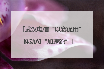武汉电信“以赛促用”推动AI“加速跑”