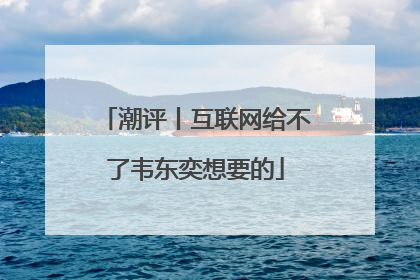 潮评丨互联网给不了韦东奕想要的