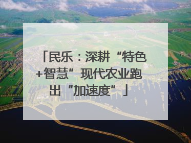民乐：深耕“特色+智慧”现代农业跑出“加速度”