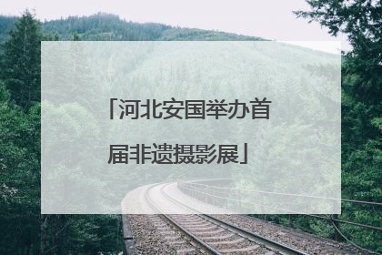 河北安国举办首届非遗摄影展