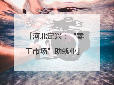 河北定兴：“零工市场”助就业