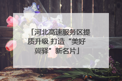 河北高速服务区提质升级 打造“美好冀驿”新名片