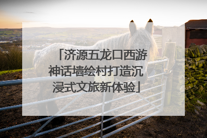 济源五龙口西游神话墙绘村打造沉浸式文旅新体验