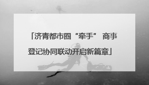 济青都市圈“牵手” 商事登记协同联动开启新篇章