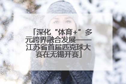 深化“体育+”多元跨界融合发展——江苏省首届匹克球大赛在无锡开赛