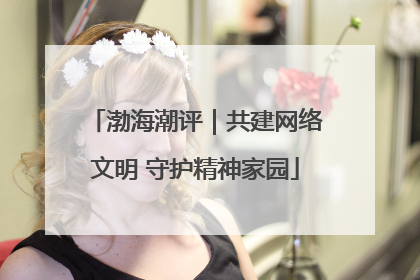 渤海潮评｜共建网络文明 守护精神家园