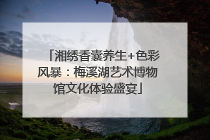 湘绣香囊养生+色彩风暴：梅溪湖艺术博物馆文化体验盛宴