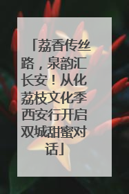 荔香传丝路，泉韵汇长安！从化荔枝文化季西安行开启双城甜蜜对话