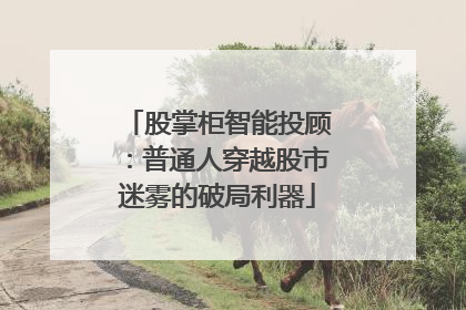 股掌柜智能投顾：普通人穿越股市迷雾的破局利器