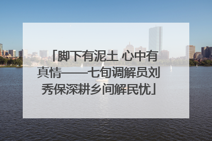 脚下有泥土 心中有真情——七旬调解员刘秀保深耕乡间解民忧