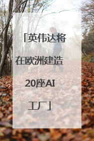 英伟达将在欧洲建造20座AI工厂