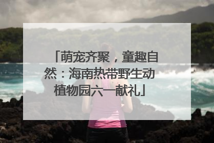 萌宠齐聚，童趣自然：海南热带野生动植物园六一献礼
