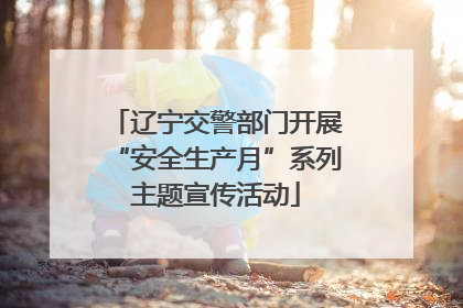 辽宁交警部门开展“安全生产月”系列主题宣传活动