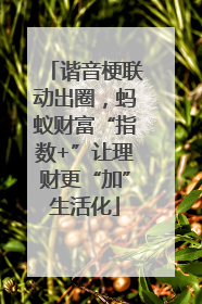 谐音梗联动出圈，蚂蚁财富“指数+”让理财更“加”生活化