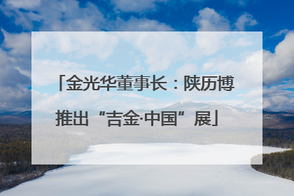 金光华董事长：陕历博推出“吉金·中国”展