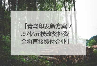 青岛印发新方案 7.97亿元技改奖补资金将直接拨付企业