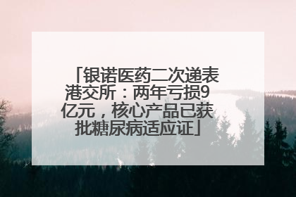 银诺医药二次递表港交所：两年亏损9亿元，核心产品已获批糖尿病适应证