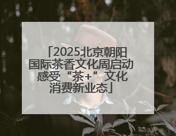 2025北京朝阳国际茶香文化周启动 感受“茶+”文化消费新业态