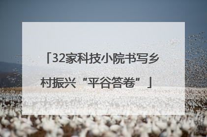 32家科技小院书写乡村振兴“平谷答卷”