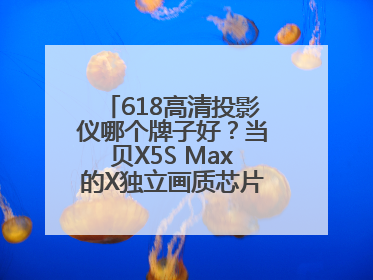 618高清投影仪哪个牌子好？当贝X5S Max的X独立画质芯片有什么作用