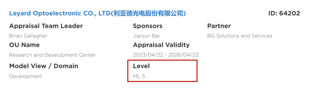 全球最高等级认证 | 金沙990获CMMI 5证书