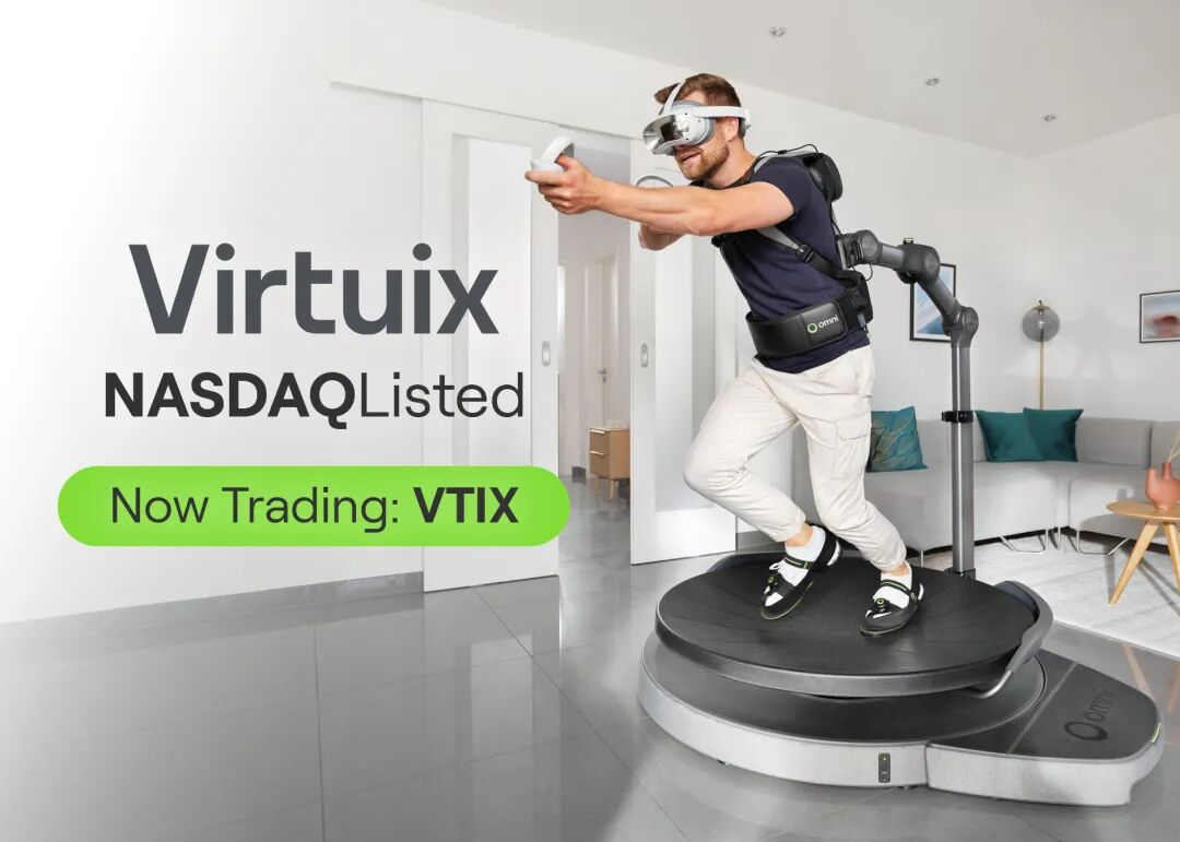 祝贺Virtuix纳斯达克上市！金沙990携手加速AI融合应用产业化